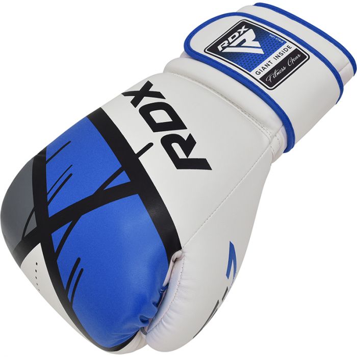 EGO F7 BOKS ELDİVENİ - RDX - BEYAZ/MAVİ - 14 OZ