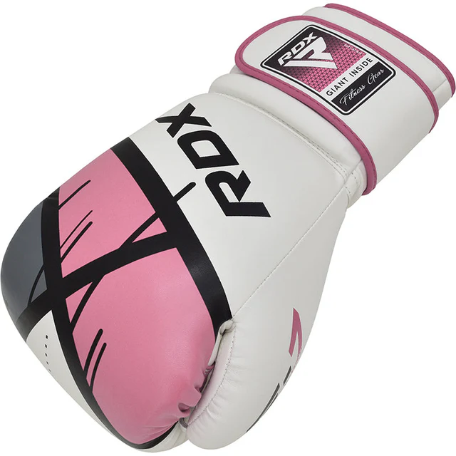RDX EGO F7 BOKS ELDİVENİ - BEYAZ/PEMBE - 12 OZ