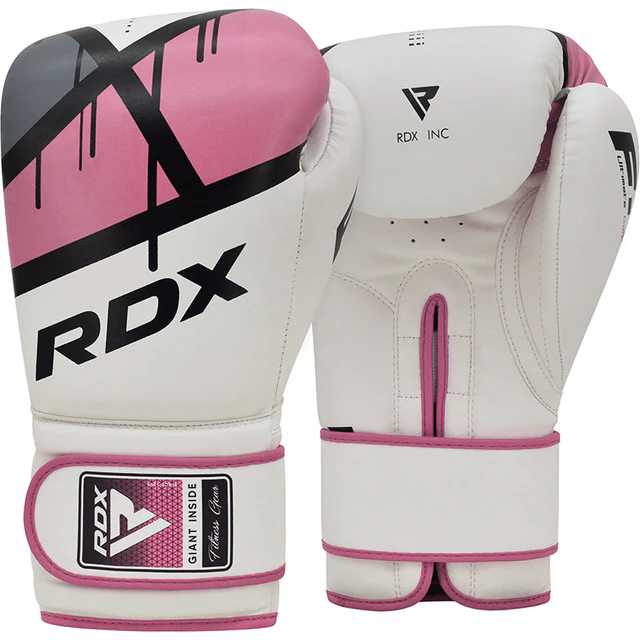 RDX EGO F7 BOKS ELDİVENİ - BEYAZ/PEMBE - 12 OZ