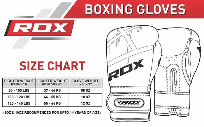 EGO F7 BOKS ELDİVENİ - RDX - BEYAZ/MAVİ - 8 OZ