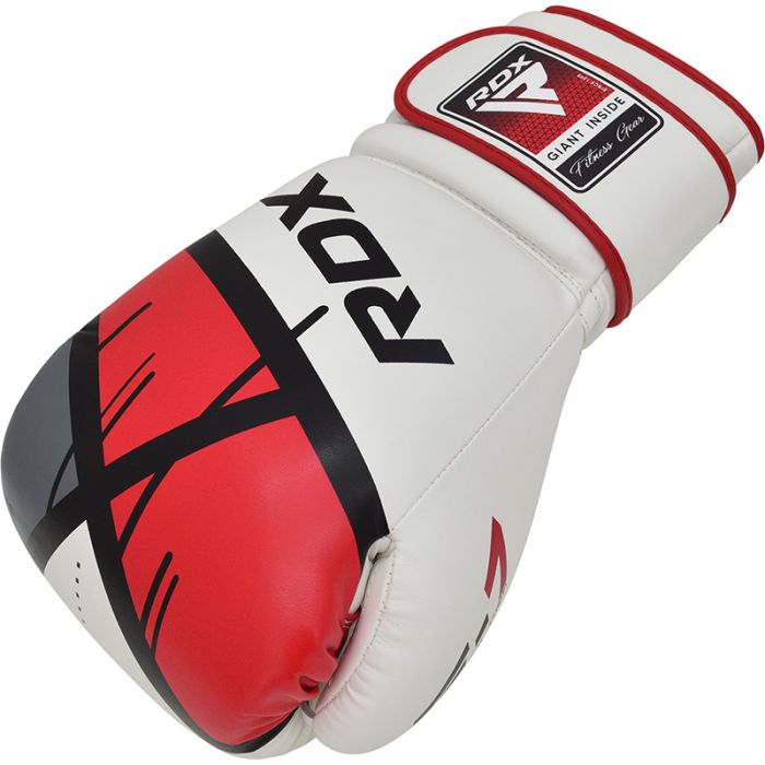 EGO F7 BOKS ELDİVENİ - RDX - BEYAZ/KIRMIZI - 14 OZ