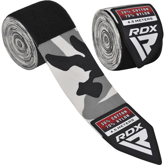 RDX Plus Kamuflaj Boks El Bandajı 4.5 Metre Profesyonel Bilek ve El Destek Bandajı