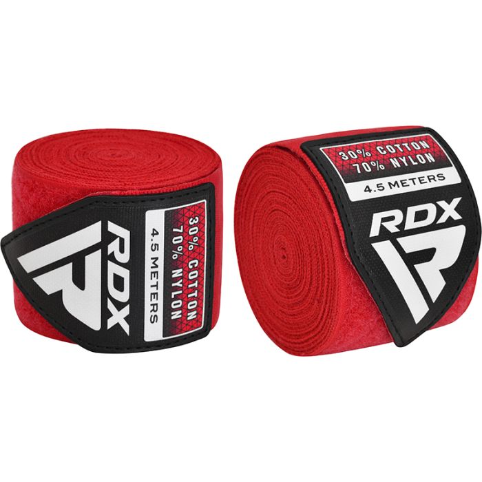 RDX Plus Boks El Bandajı Kırmızı Profesyonel Bilek ve El Destek