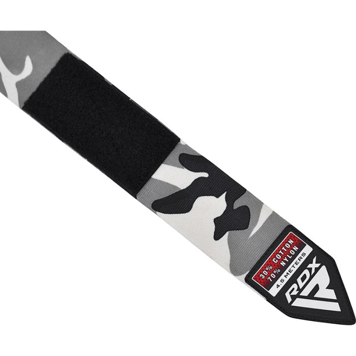 RDX Plus Kamuflaj Boks El Bandajı 4.5 Metre Profesyonel Bilek ve El Destek Bandajı
