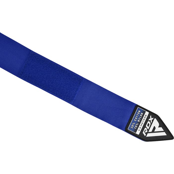 RDX Plus Boks El Bandajı Mavi 4.5 Metre Profesyonel Bilek ve El Destek Bandajı